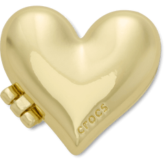 Crocs - Gold Bubble Locket Heart Jibbitz™ charms