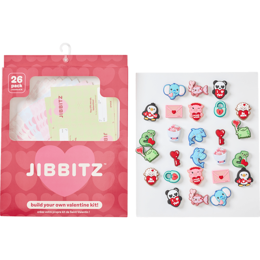 Crocs - Valentines Day Card 26 Pack Jibbitz™ charms