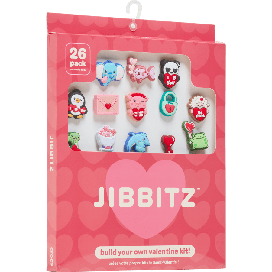 Crocs - Valentines Day Card 26 Pack Jibbitz™ charms