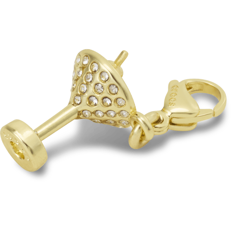 Crocs - Gold Martini Charm Jibbitz charm