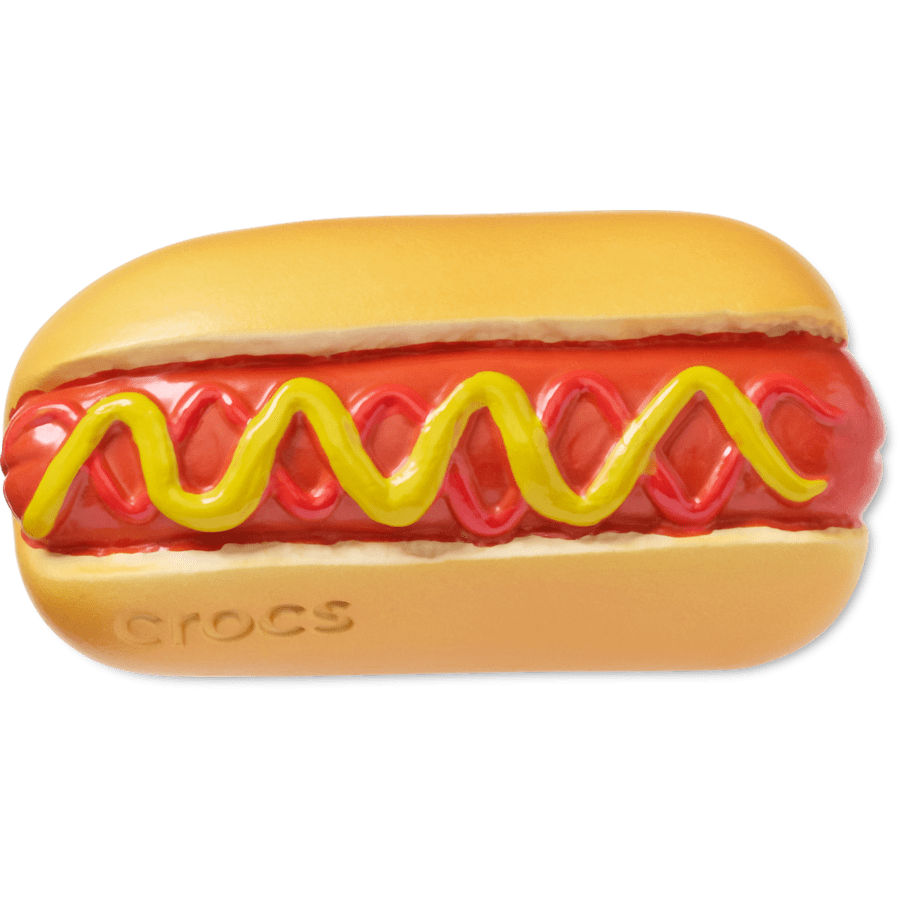 Crocs - Hot Dog Dipped in Mustard Jibbitz™ charms