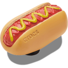 Crocs - Hot Dog Dipped in Mustard Jibbitz™ charms