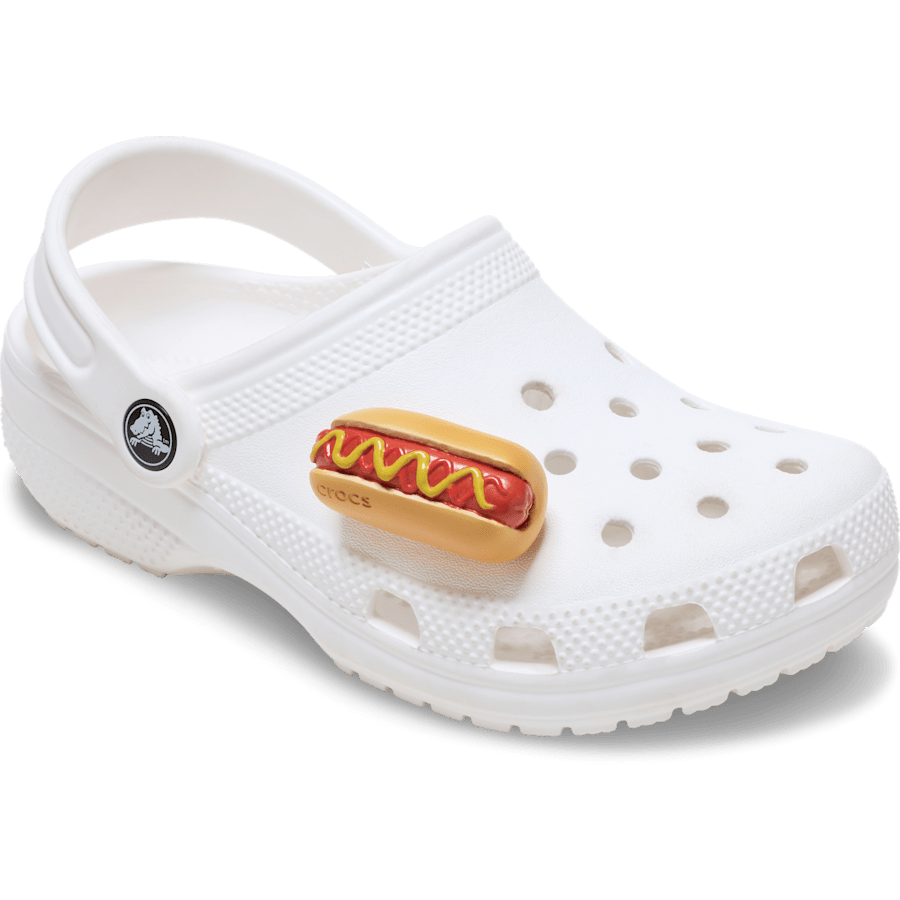 Crocs - Hot Dog Dipped in Mustard Jibbitz™ charms