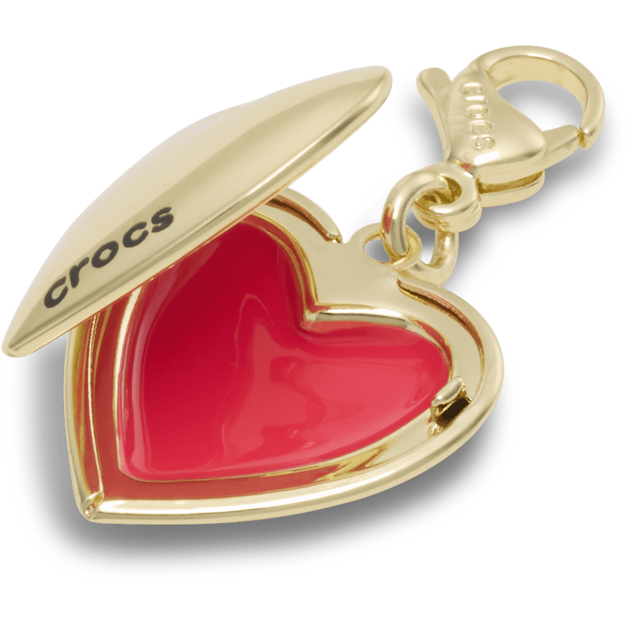 Crocs - Gold Locket Charm Jibbitz charm