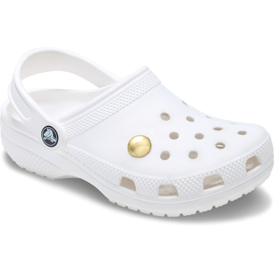 Crocs - Large Gold Circle Stud Jibbitz™ charms