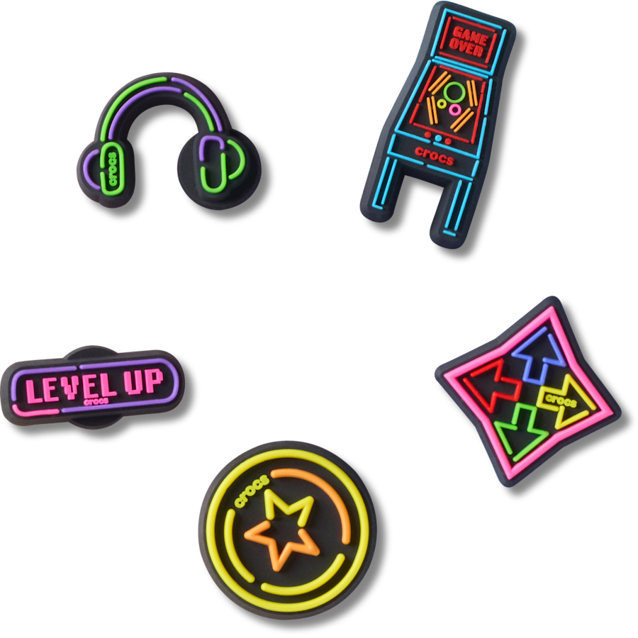 Crocs - Level Up Gamer 5 Pack Jibbitz™ charms