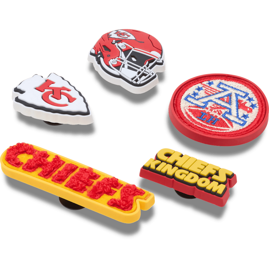 Crocs - NFL Kansas City Chiefs 5 Pack Jibbitz Shoe Charm
