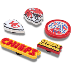 Crocs - NFL Kansas City Chiefs 5 Pack Jibbitz Shoe Charm