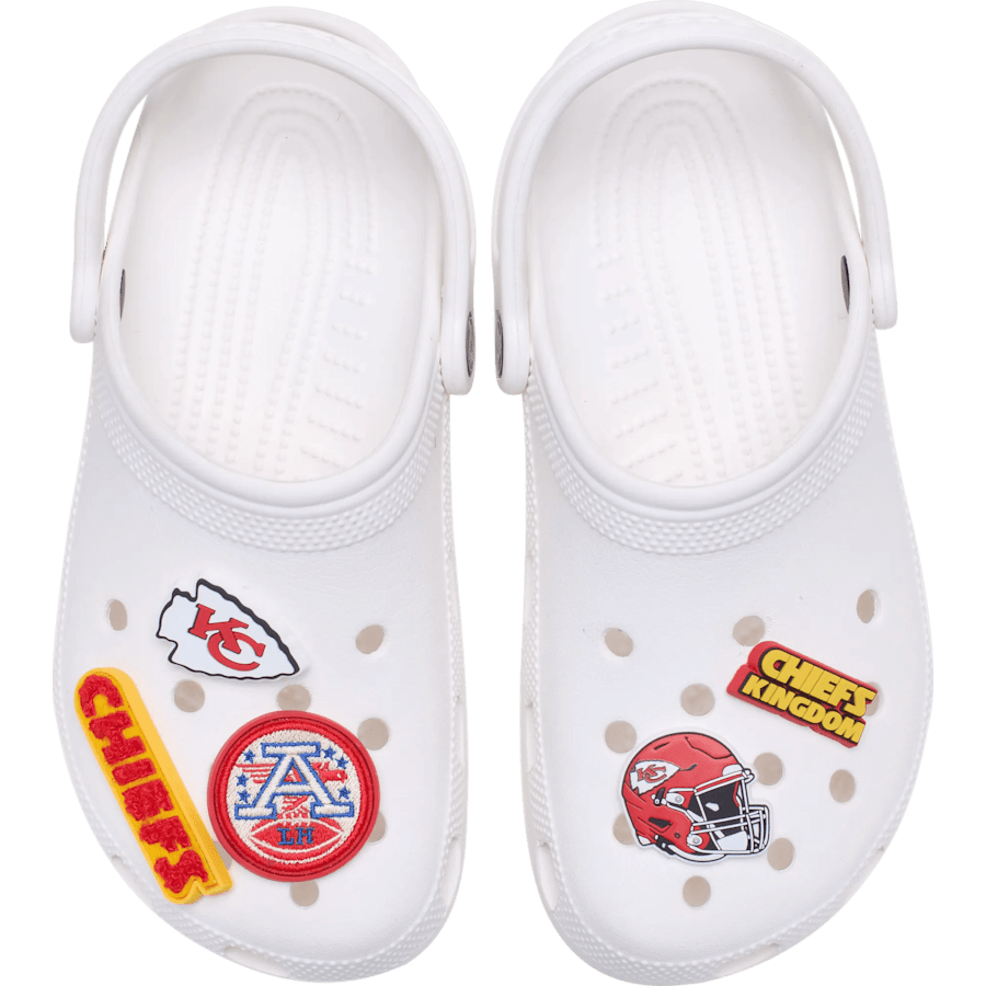 Crocs - NFL Kansas City Chiefs 5 Pack Jibbitz Shoe Charm