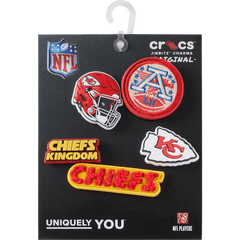 Crocs - NFL Kansas City Chiefs 5 Pack Jibbitz Shoe Charm