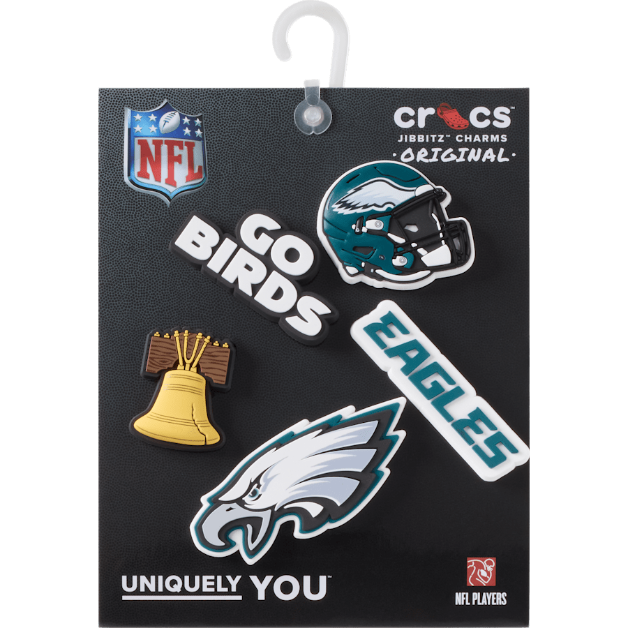 Crocs - NFL Philadelphia Eagles 5 Pack Jibbitz Shoe Charm