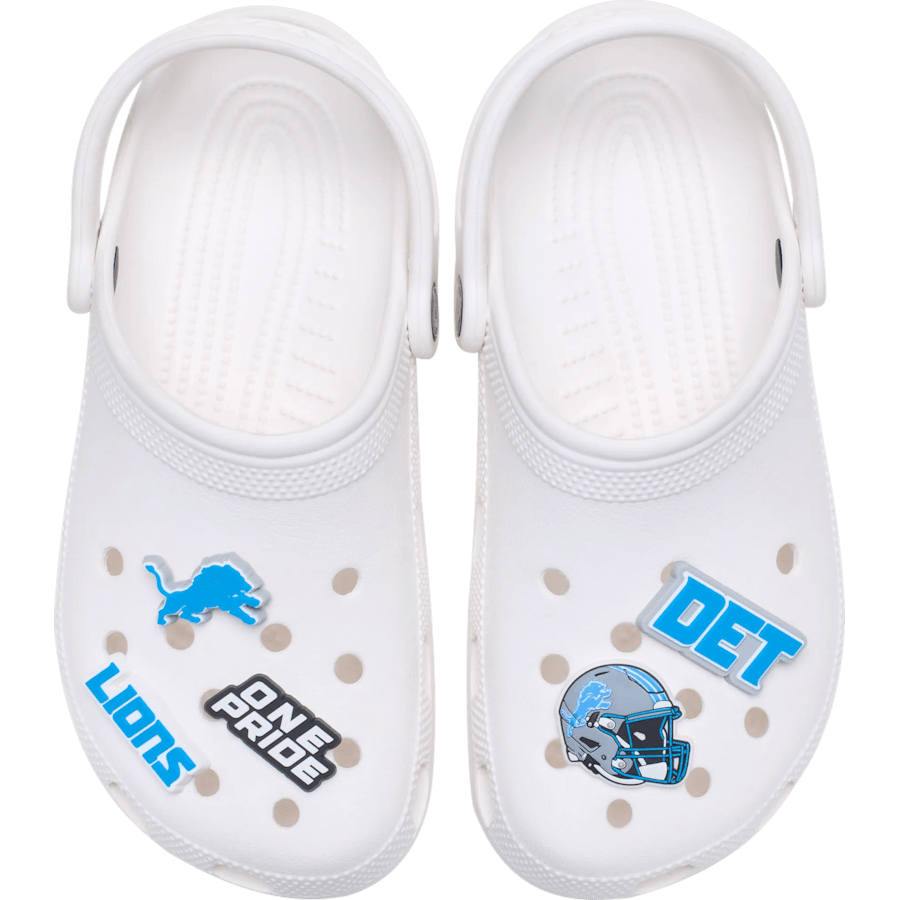 Crocs - NFL Detroit Lions 5 Pack Jibbitz Shoe Charm