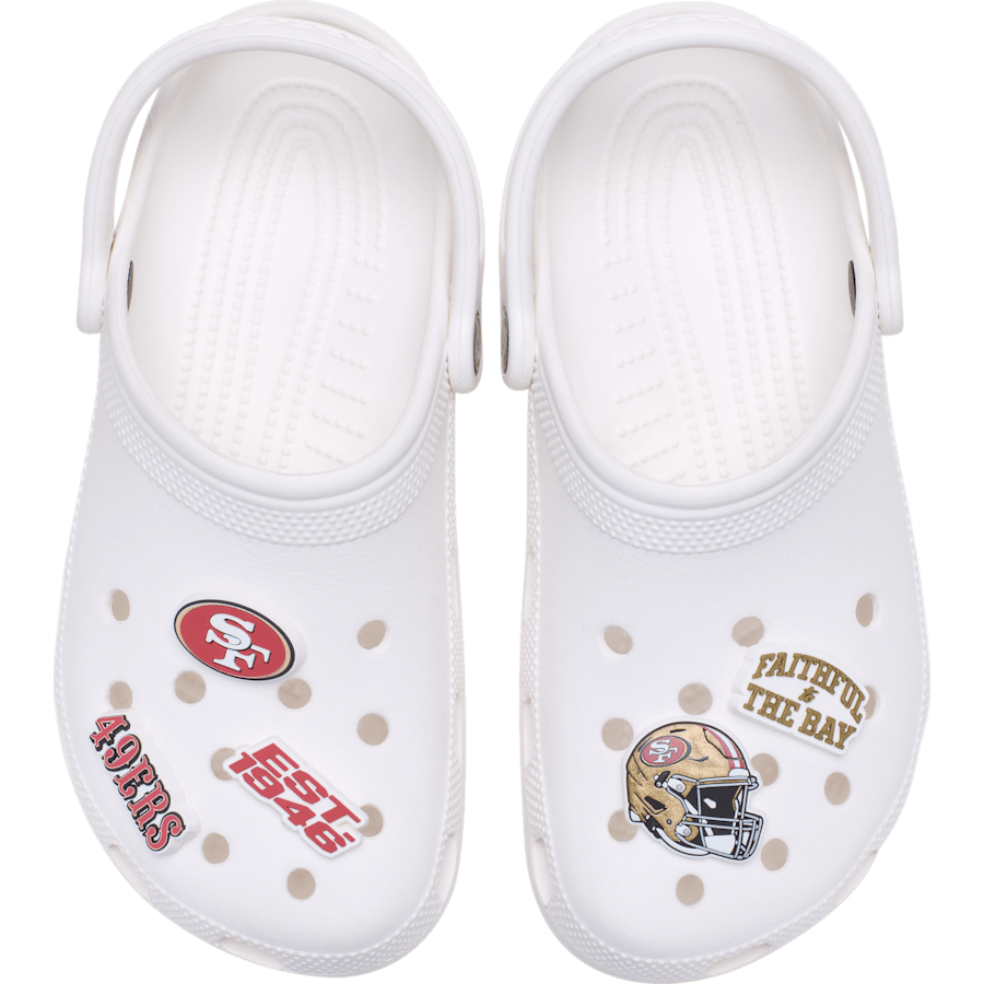Crocs - NFL San Francisco 49ers 5 Pack Jibbitz Shoe Charm