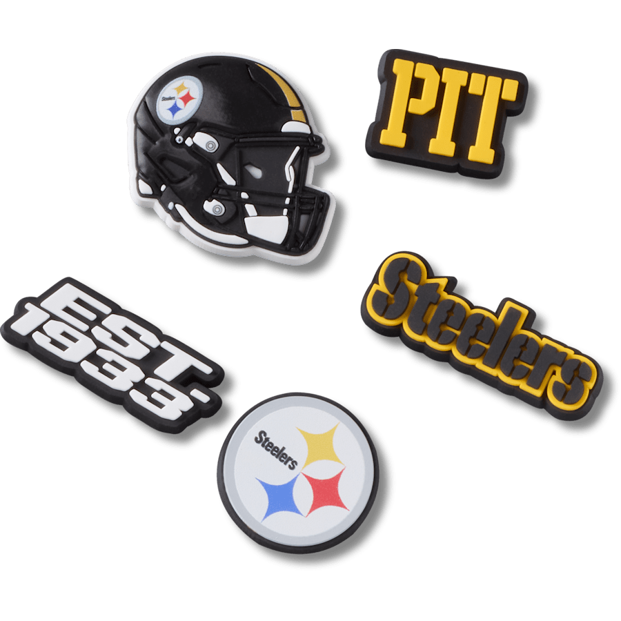 Crocs - NFL Pittsburgh Steelers 5 Pack Jibbitz Shoe Charm