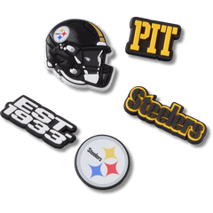 Crocs - NFL Pittsburgh Steelers 5 Pack Jibbitz Shoe Charm