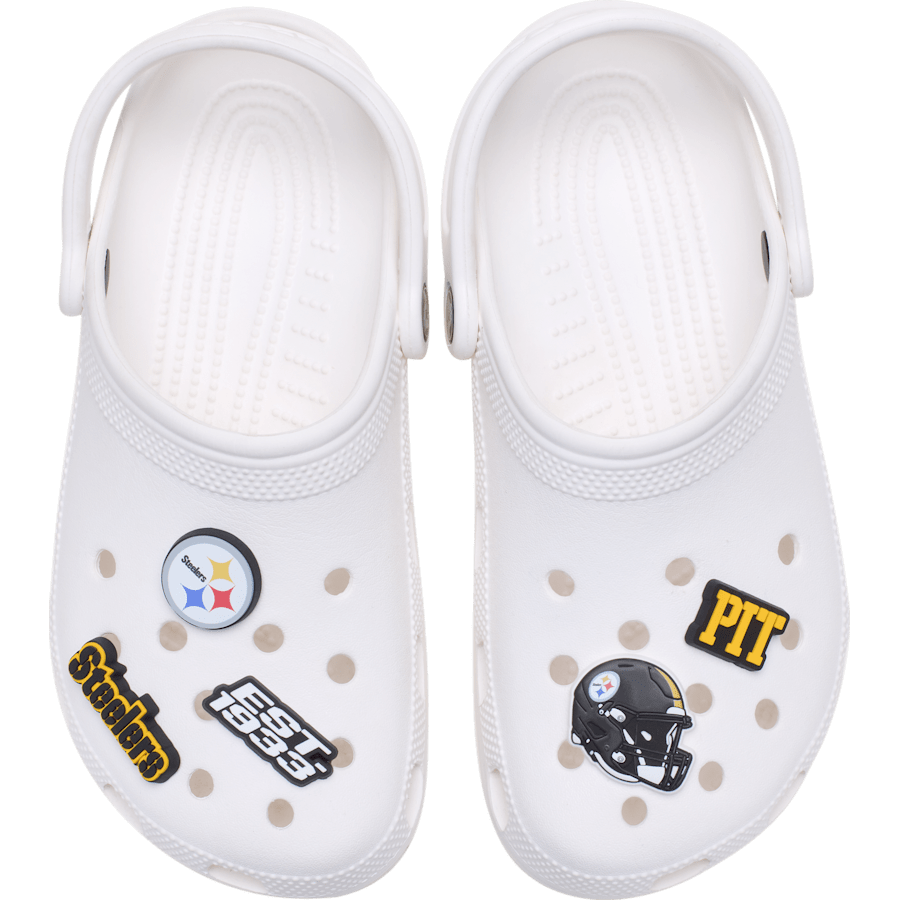 Crocs - NFL Pittsburgh Steelers 5 Pack Jibbitz Shoe Charm