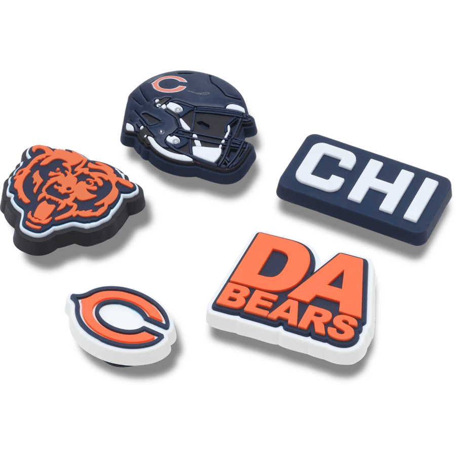 Crocs - NFL Chicago Bears 5 Pack Jibbitz Shoe Charm