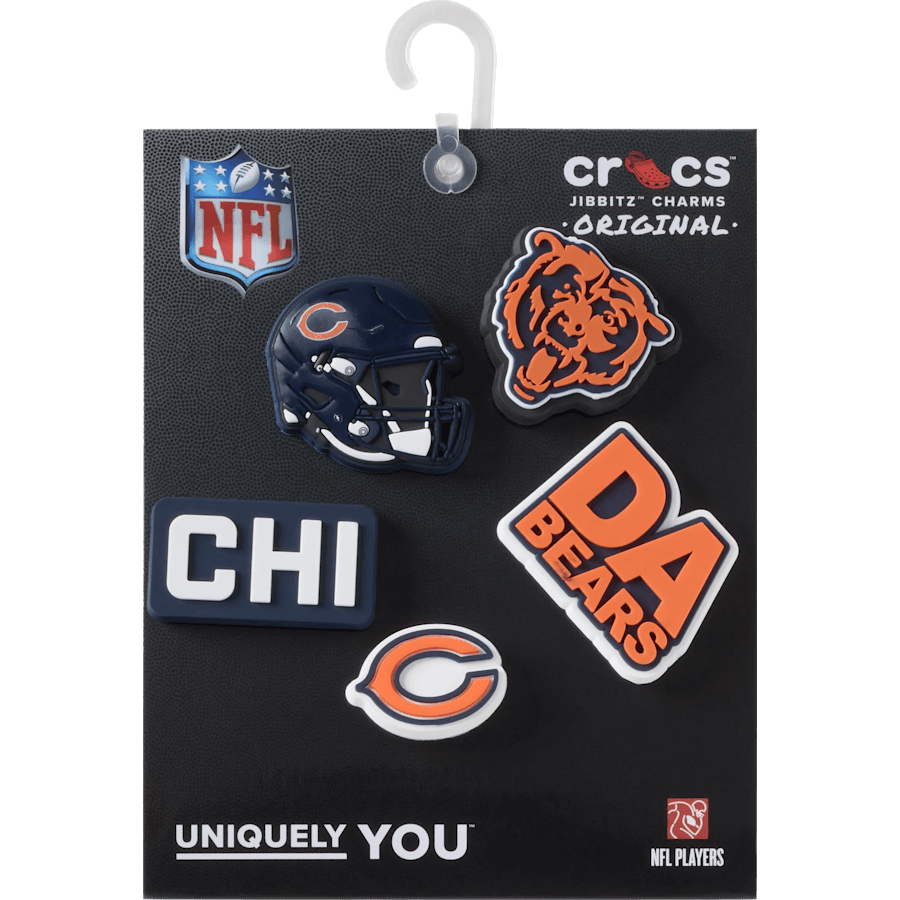 Crocs - NFL Chicago Bears 5 Pack Jibbitz Shoe Charm