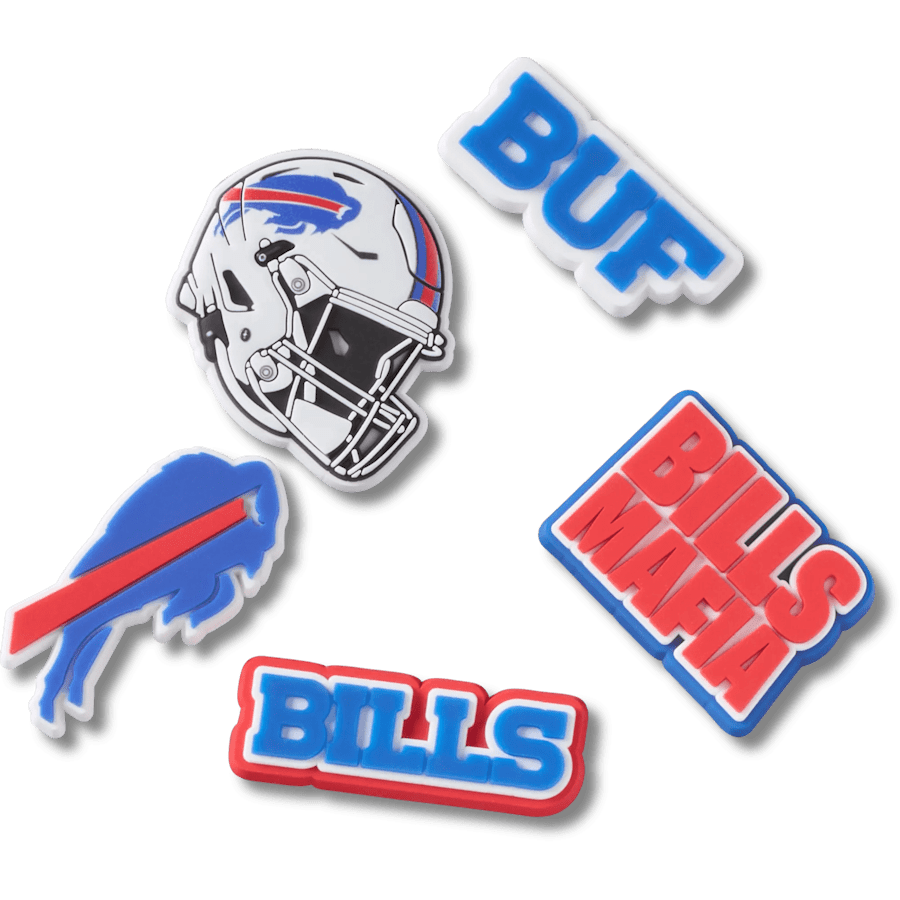 Crocs - NFL Buffalo Bills 5 Pack Jibbitz Shoe Charm