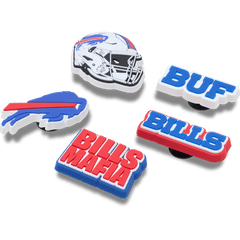 Crocs - NFL Buffalo Bills 5 Pack Jibbitz Shoe Charm