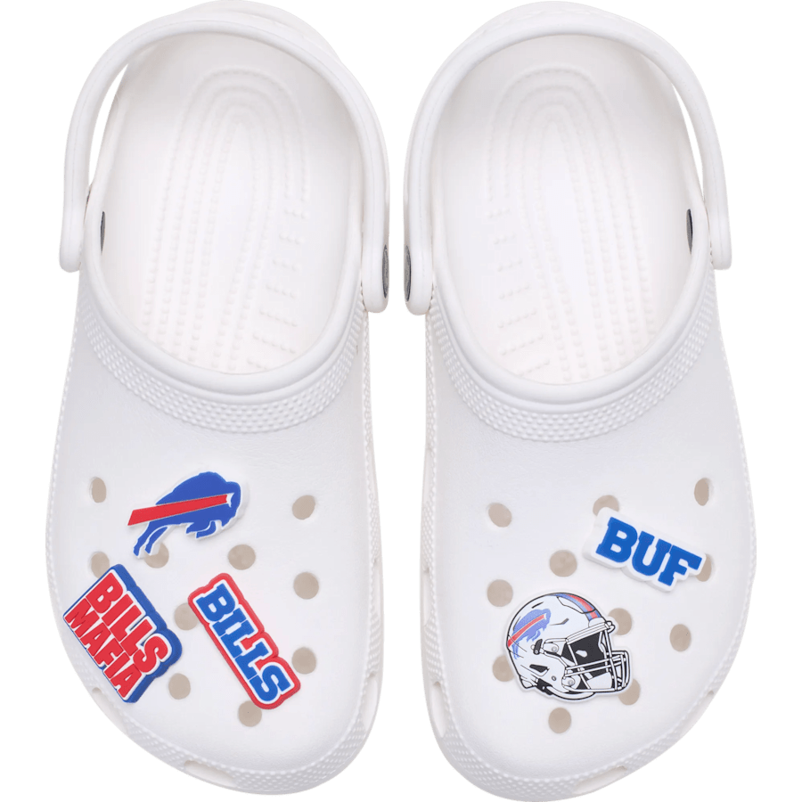 Crocs - NFL Buffalo Bills 5 Pack Jibbitz Shoe Charm
