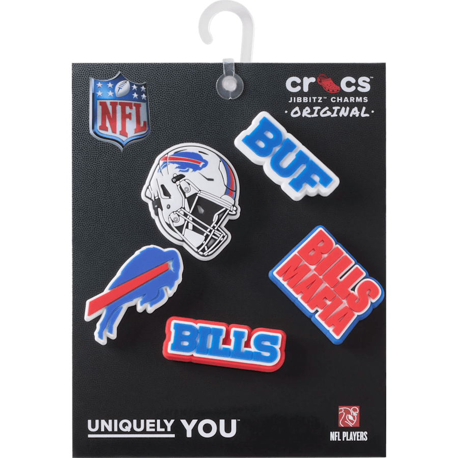 Crocs - NFL Buffalo Bills 5 Pack Jibbitz Shoe Charm