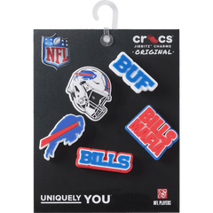 Crocs - NFL Buffalo Bills 5 Pack Jibbitz Shoe Charm