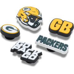 Crocs - NFL Green Bay Packers 5 Pack Jibbitz Shoe Charm