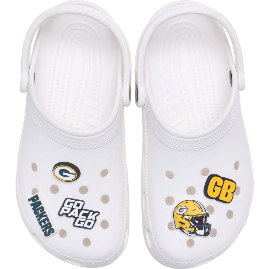 Crocs - NFL Green Bay Packers 5 Pack Jibbitz Shoe Charm