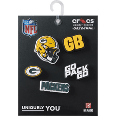 Crocs - NFL Green Bay Packers 5 Pack Jibbitz Shoe Charm
