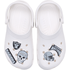 Crocs - NFL Las Vegas Raiders 5 Pack Jibbitz Shoe Charm