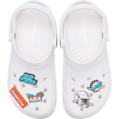 Crocs - NFL Miami Dolphins 5 Pack Jibbitz Shoe Charm