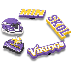 Crocs - NFL Minnesota Vikings 5 Pack Jibbitz Shoe Charm