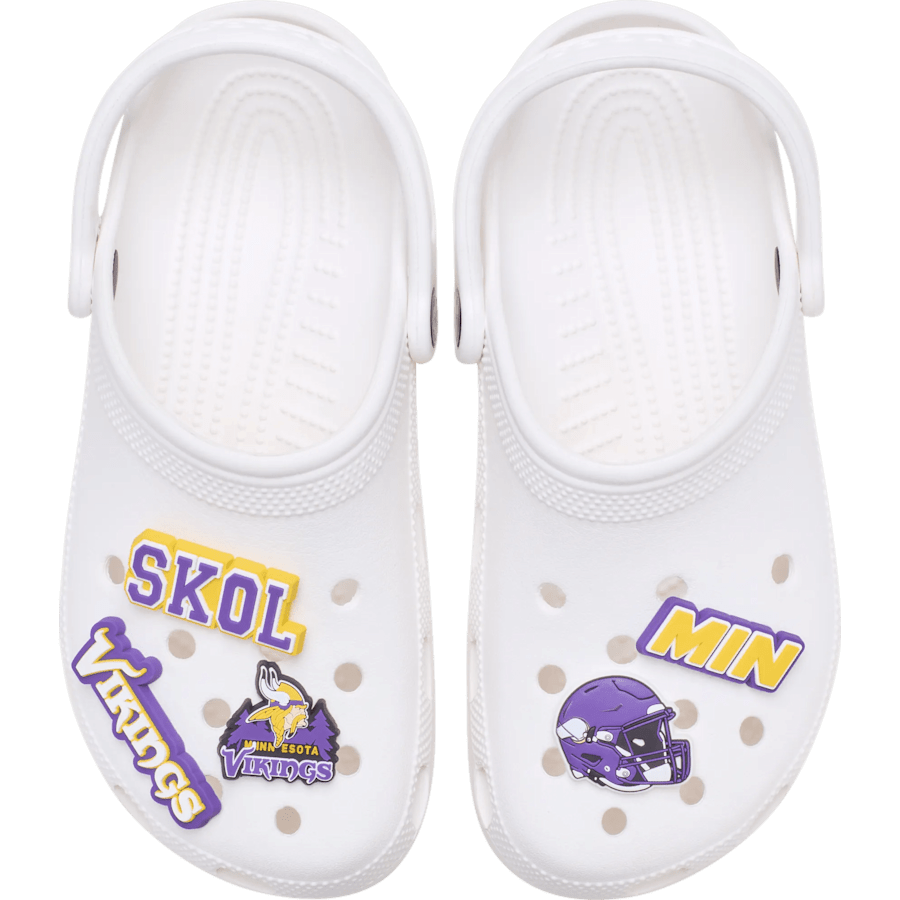 Crocs - NFL Minnesota Vikings 5 Pack Jibbitz Shoe Charm