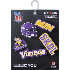 Crocs - NFL Minnesota Vikings 5 Pack Jibbitz Shoe Charm