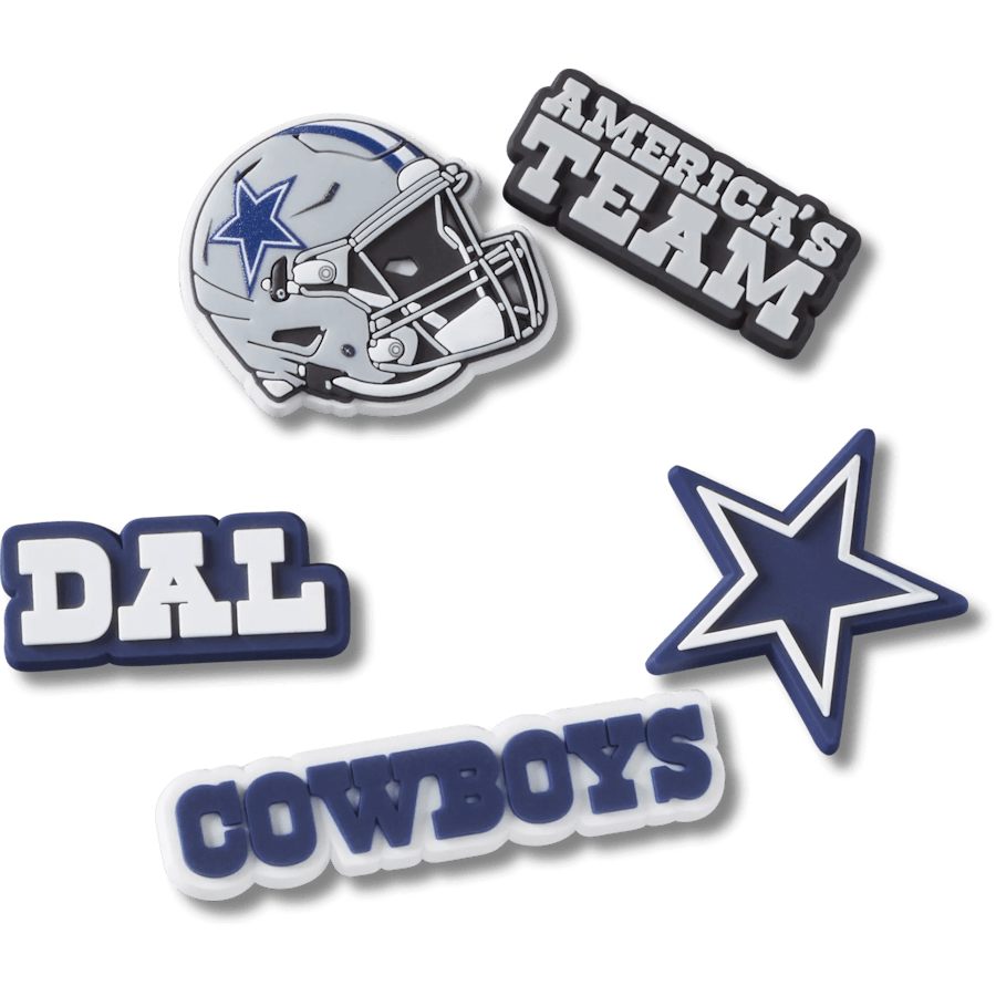 Crocs - NFL Dallas Cowboys 5 Pack Jibbitz Shoe Charm