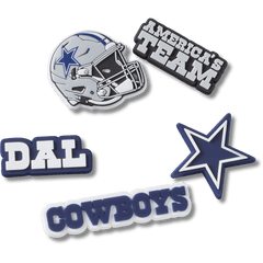 Crocs - NFL Dallas Cowboys 5 Pack Jibbitz Shoe Charm