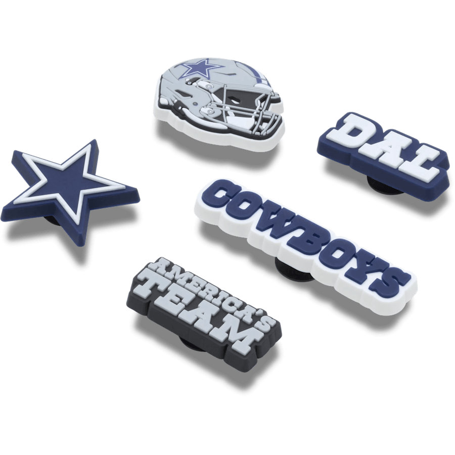 Crocs - NFL Dallas Cowboys 5 Pack Jibbitz Shoe Charm