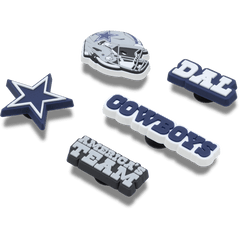 Crocs - NFL Dallas Cowboys 5 Pack Jibbitz Shoe Charm