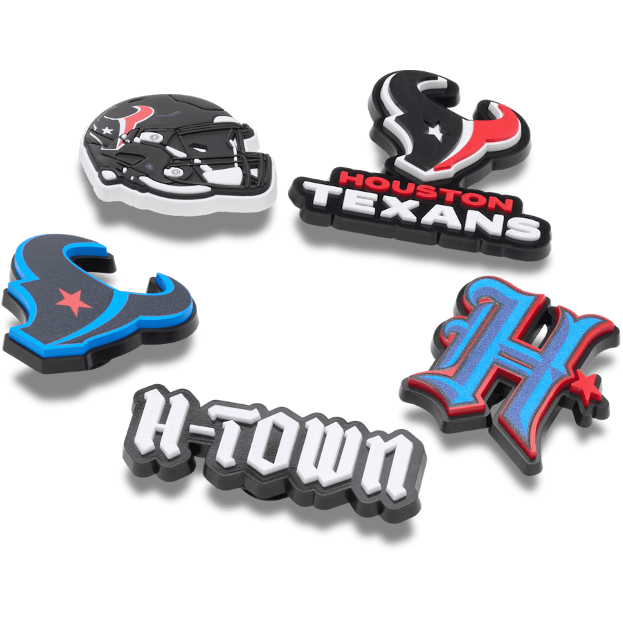 Crocs - NFL Houston Texans 5 Pack Jibbitz Shoe Charm