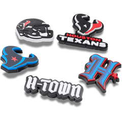 Crocs - NFL Houston Texans 5 Pack Jibbitz Shoe Charm