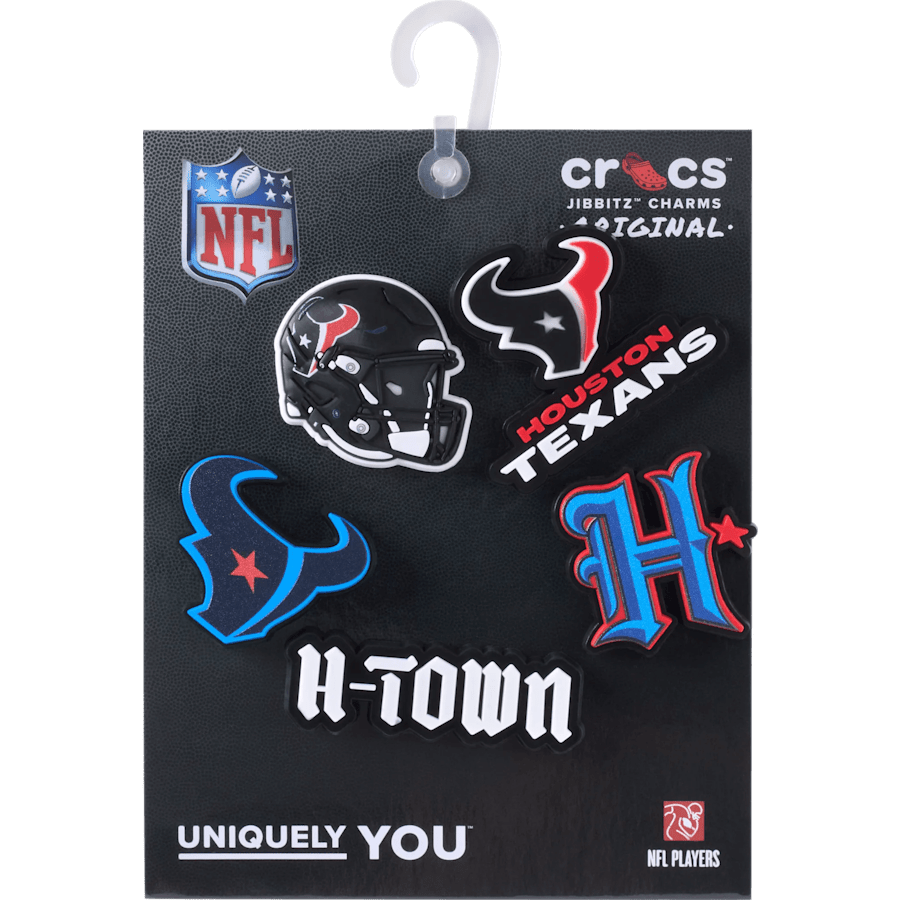 Crocs - NFL Houston Texans 5 Pack Jibbitz Shoe Charm