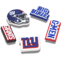 Crocs - NFL New York Giants 5 Pack Jibbitz Shoe Charm
