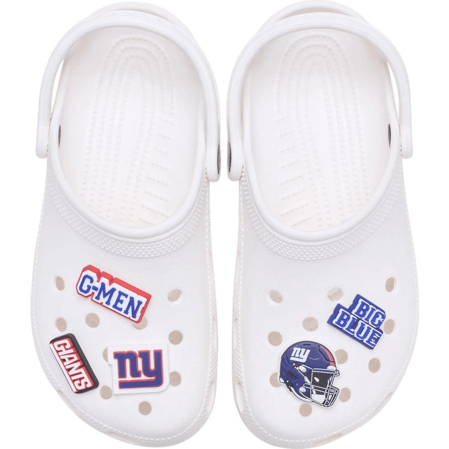 Crocs - NFL New York Giants 5 Pack Jibbitz Shoe Charm