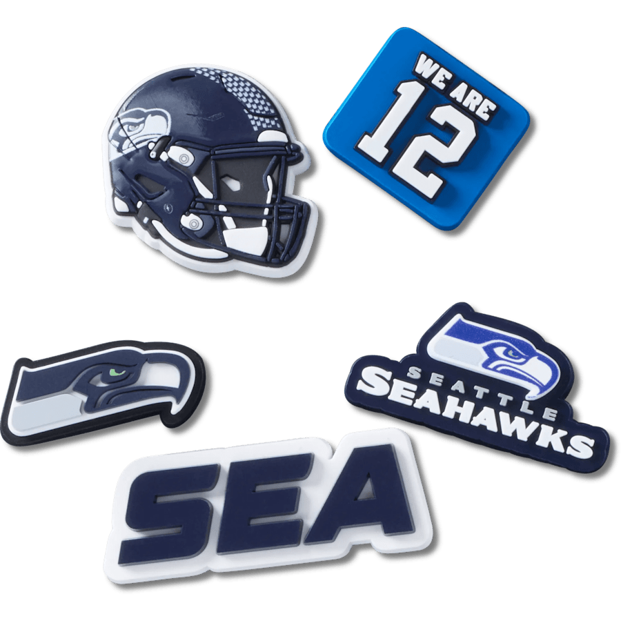 Crocs - NFL Seattle Seahawks 5 Pack Jibbitz Shoe Charm