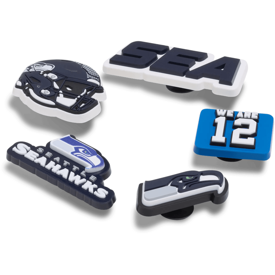 Crocs - NFL Seattle Seahawks 5 Pack Jibbitz Shoe Charm