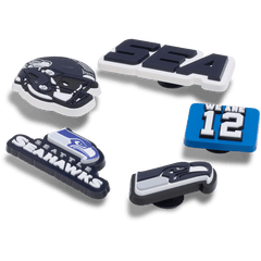 Crocs - NFL Seattle Seahawks 5 Pack Jibbitz Shoe Charm