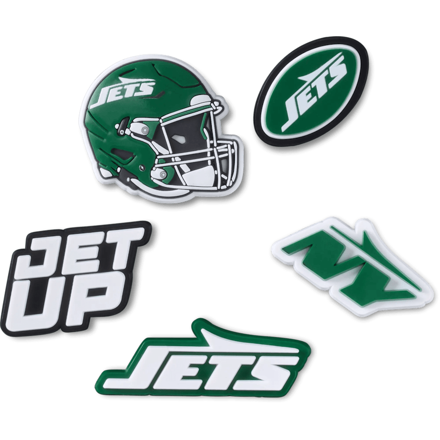 Crocs - NFL New York Jets 5 Pack Jibbitz Shoe Charm
