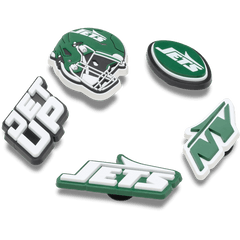 Crocs - NFL New York Jets 5 Pack Jibbitz Shoe Charm