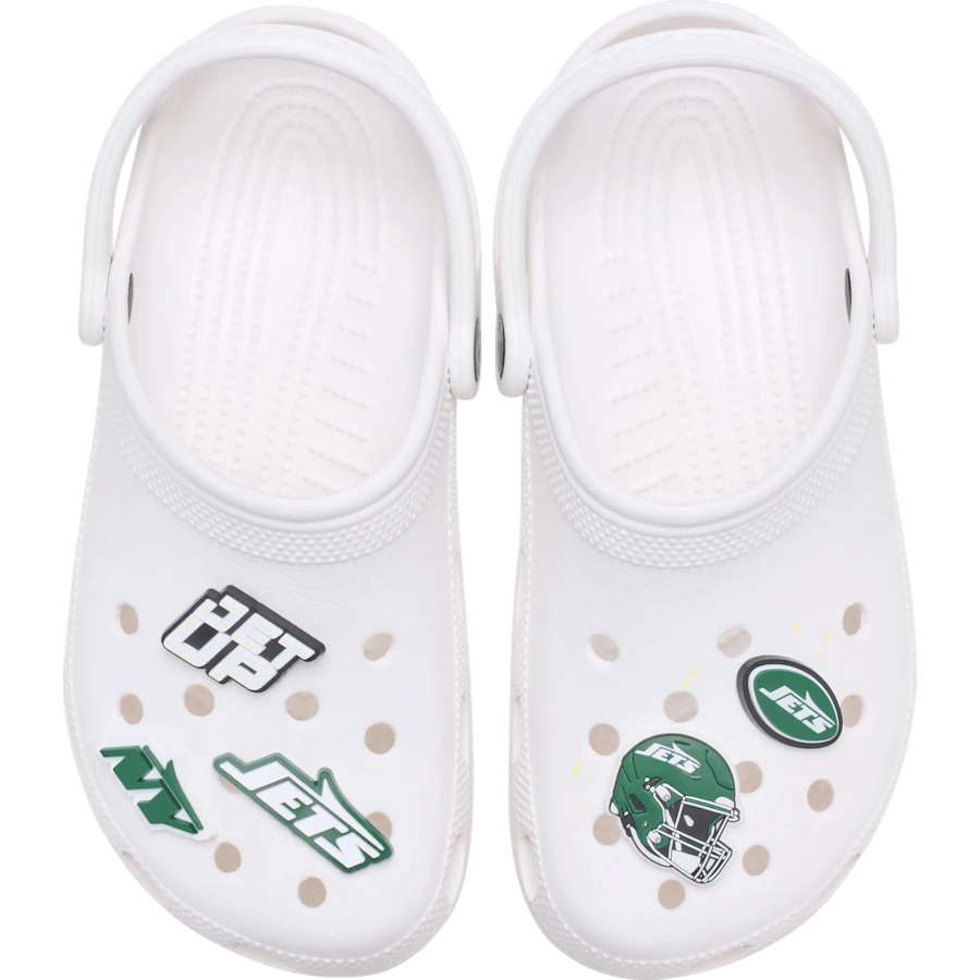 Crocs - NFL New York Jets 5 Pack Jibbitz Shoe Charm